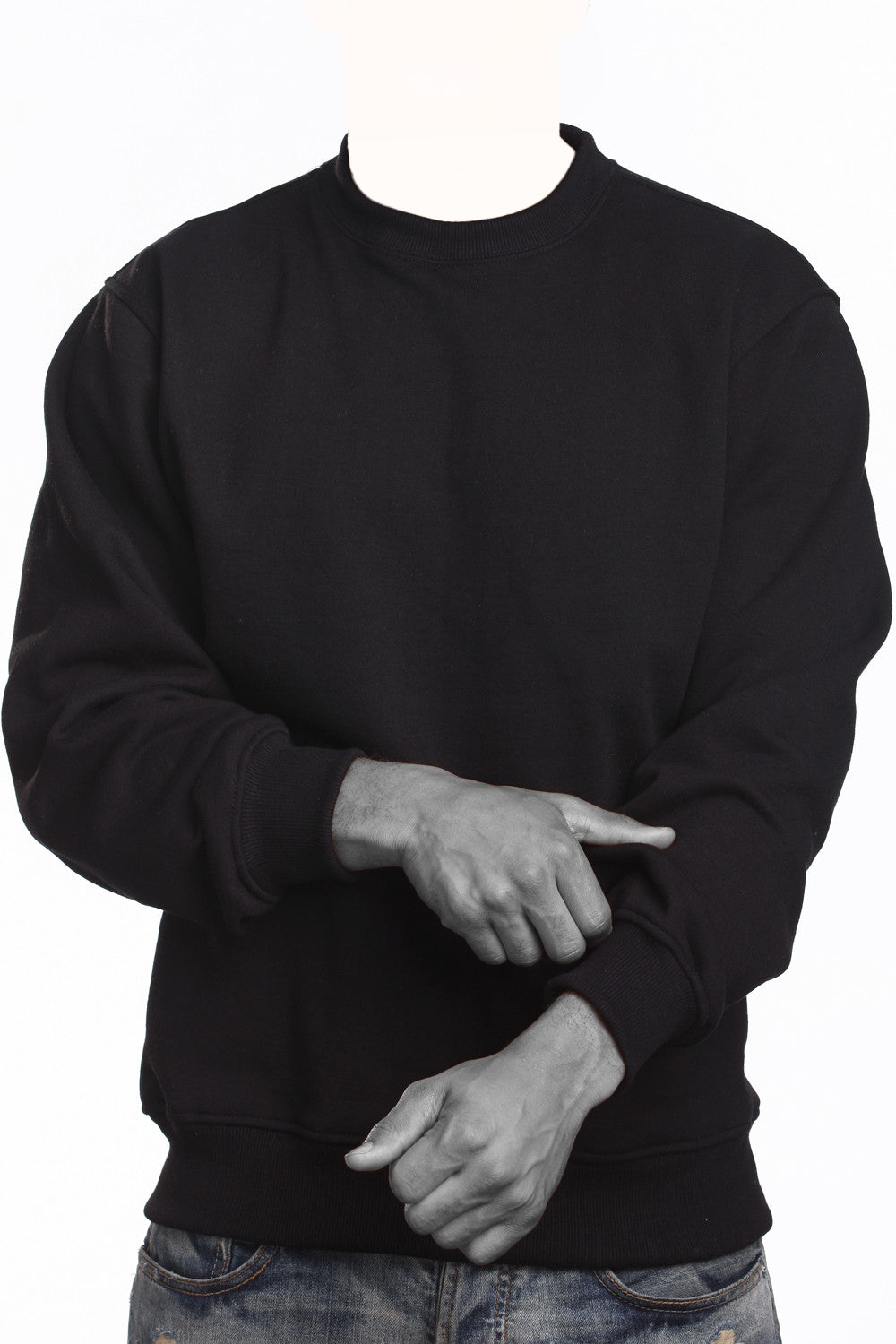 Fleece Crew Neck Sweatshirt
